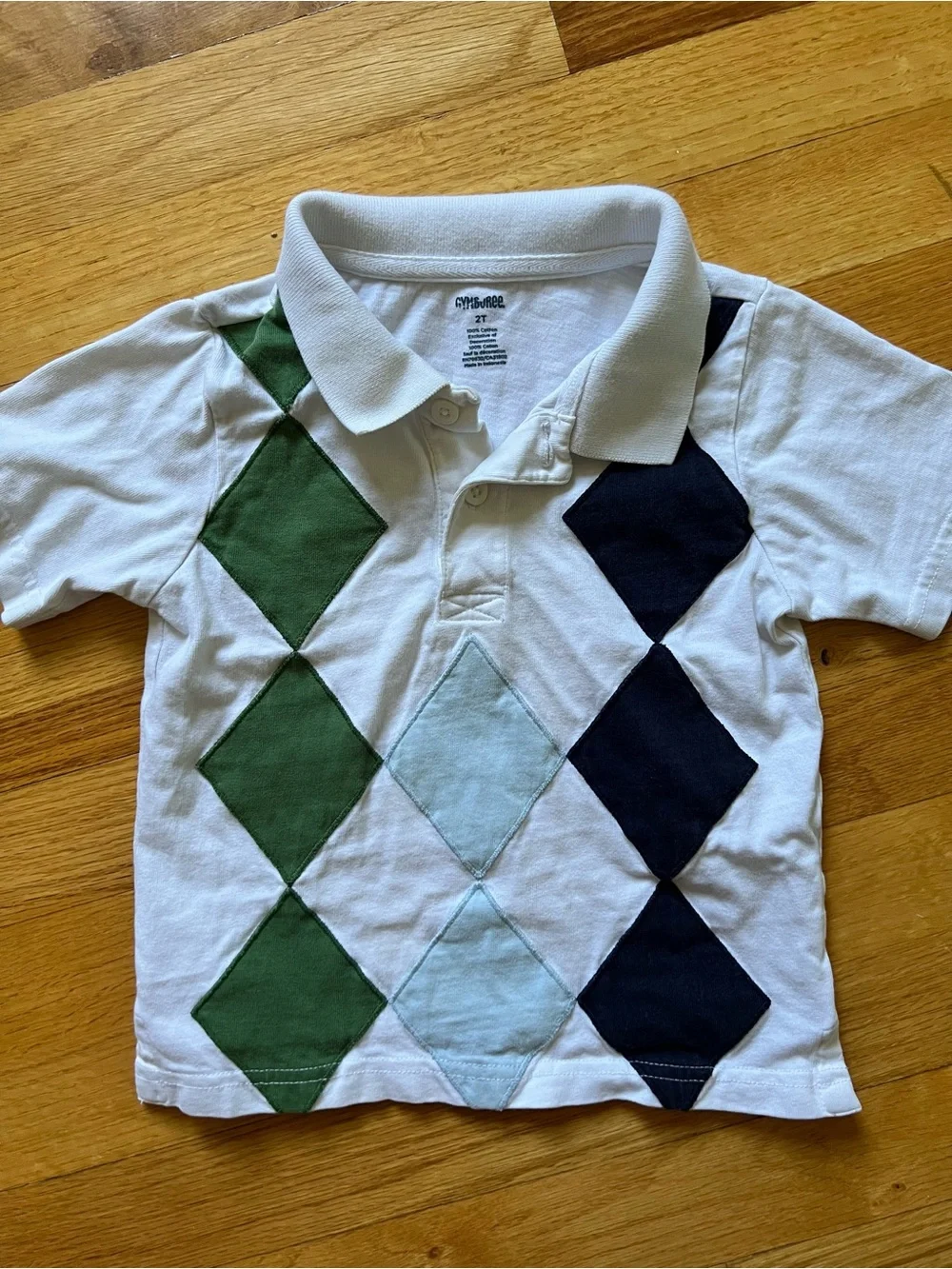 Gymboree 2T (Lot of 5) 100% Cotton. Shirts, Shorts, Sweater Vest Argyle & Dog